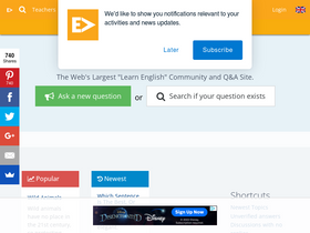 'englishforums.com' screenshot