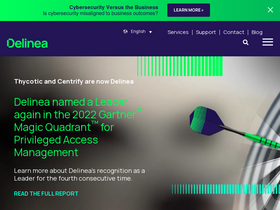 'delinea.com' screenshot