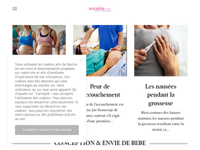 'enceinte.com' screenshot