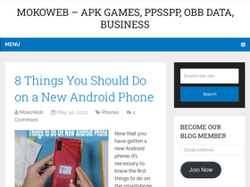 'mokoweb.com' screenshot