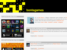 'bontegames.com' screenshot