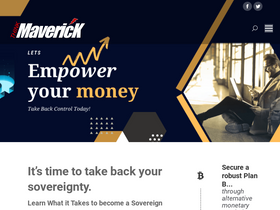 'thinkmaverick.com' screenshot