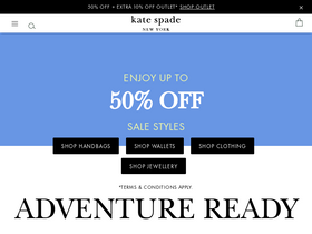 'katespade.com.au' screenshot