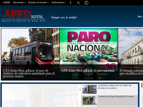 'apfdigital.com.ar' screenshot
