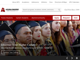 'apu.edu' screenshot