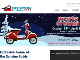 scooterworkschicago.com homepage screenshot