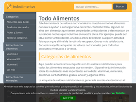 'todoalimentos.org' screenshot