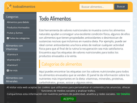 'todoalimentos.org' screenshot