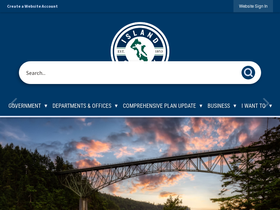 'islandcountywa.gov' screenshot