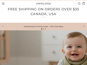 uniklook.com homepage screenshot