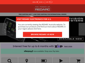 'redarc.com.au' screenshot