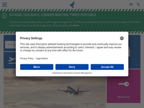 'stuttgart-airport.com' screenshot