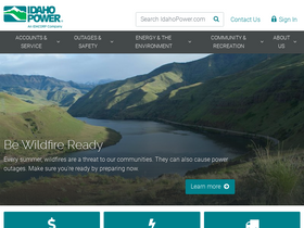 'idahopower.com' screenshot