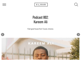 'xlr8r.com' screenshot