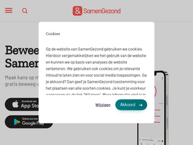 'samengezond.nl' screenshot