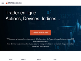 'strategie-bourse.com' screenshot