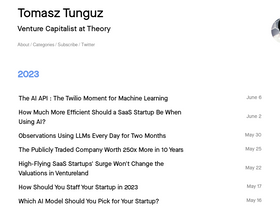 'tomtunguz.com' screenshot