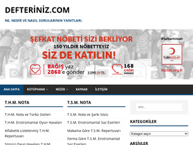 'defteriniz.com' screenshot