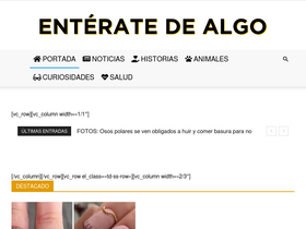 'enteratedealgo.net' screenshot