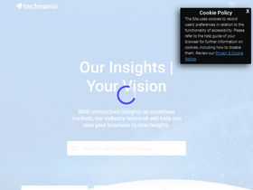 'technavio.com' screenshot