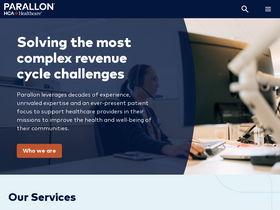 'parallon.com' screenshot
