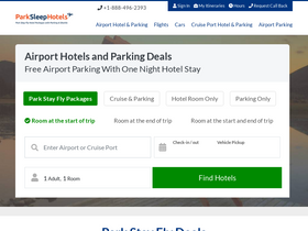'parksleephotels.com' screenshot