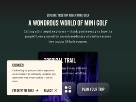 'adventuregolf.com' screenshot