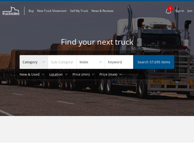 'trucksales.com.au' screenshot