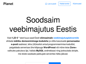 'planet.ee' screenshot