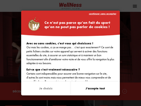 'wellness-sportclub.fr' screenshot