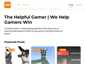 'thehelpfulgamer.com' screenshot