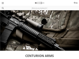 'centurionarms.com' screenshot