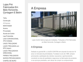 'lajescontim.com.br' screenshot