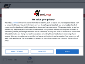 'leech.ninja' screenshot