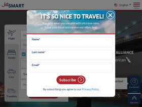 'jetsmart.com' screenshot