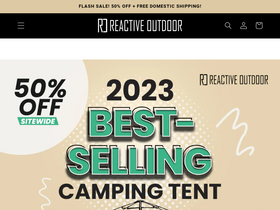 'reactiveoutdoor.com' screenshot