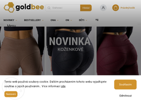 'goldbee.cz' screenshot