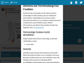 'bafa.de' screenshot