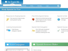 '123teachme.com' screenshot