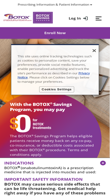 botoxsavingsprogram.com