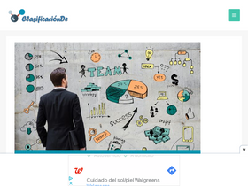 'clasificacionde.org' screenshot