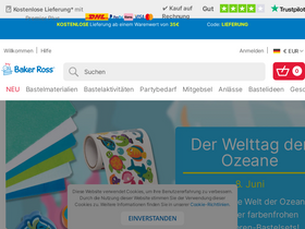 'bakerross.de' screenshot