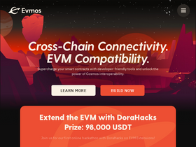 'evmos.org' screenshot