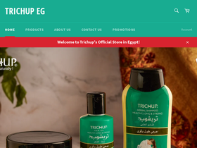 trichup-eg.com homepage screenshot