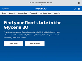 'brooksrunning.com' screenshot