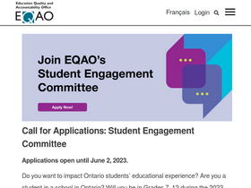 'eqao.com' screenshot