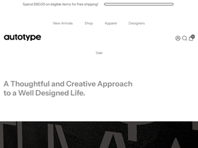 autotypedesign.com homepage screenshot