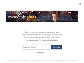 'overcomingbias.com' screenshot