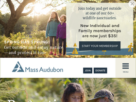 'massaudubon.org' screenshot