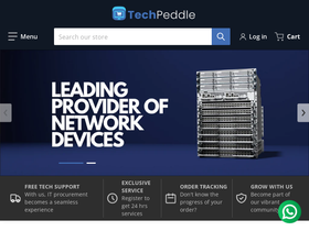 techpeddle.com homepage screenshot